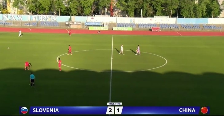 U15國少赴歐首戰1-2斯洛文尼亞，組委會稱三東道主輪番過招是最高禮遇