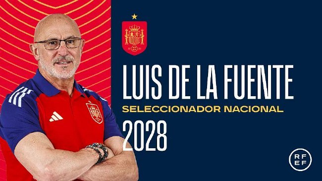 西班牙足協官宣德拉富恩特續約至2028 年薪漲至200萬歐
