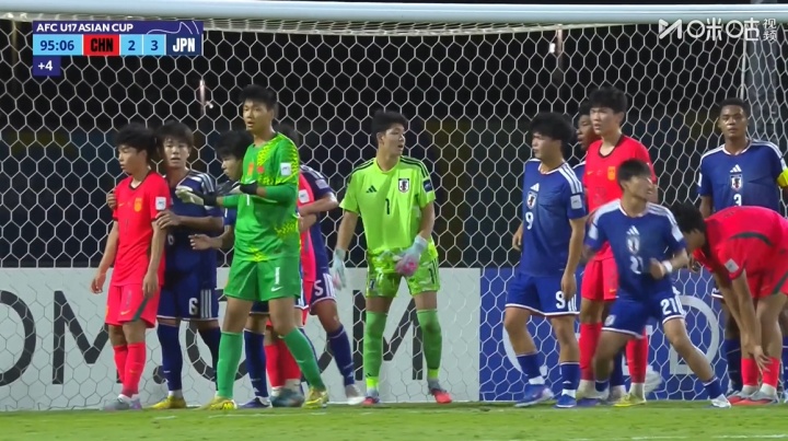 U17亞洲杯決賽：國少補時角球差之毫厘，秦子牛壓上趙松源頭槌遭神撲