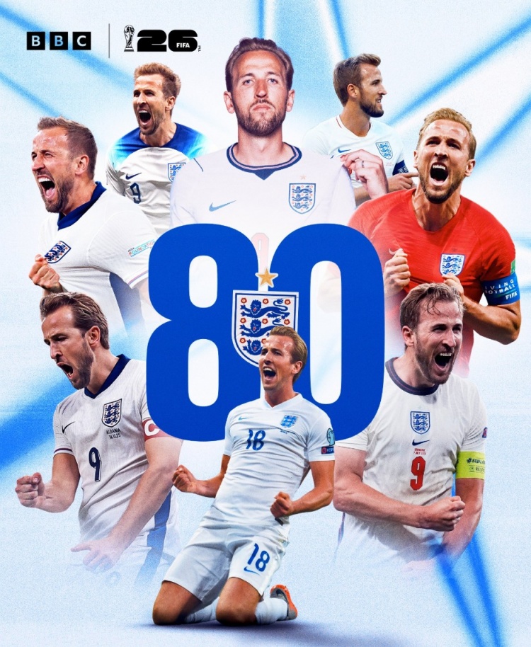 凱恩115場81球刷新紀錄 英格蘭3-2克羅地亞